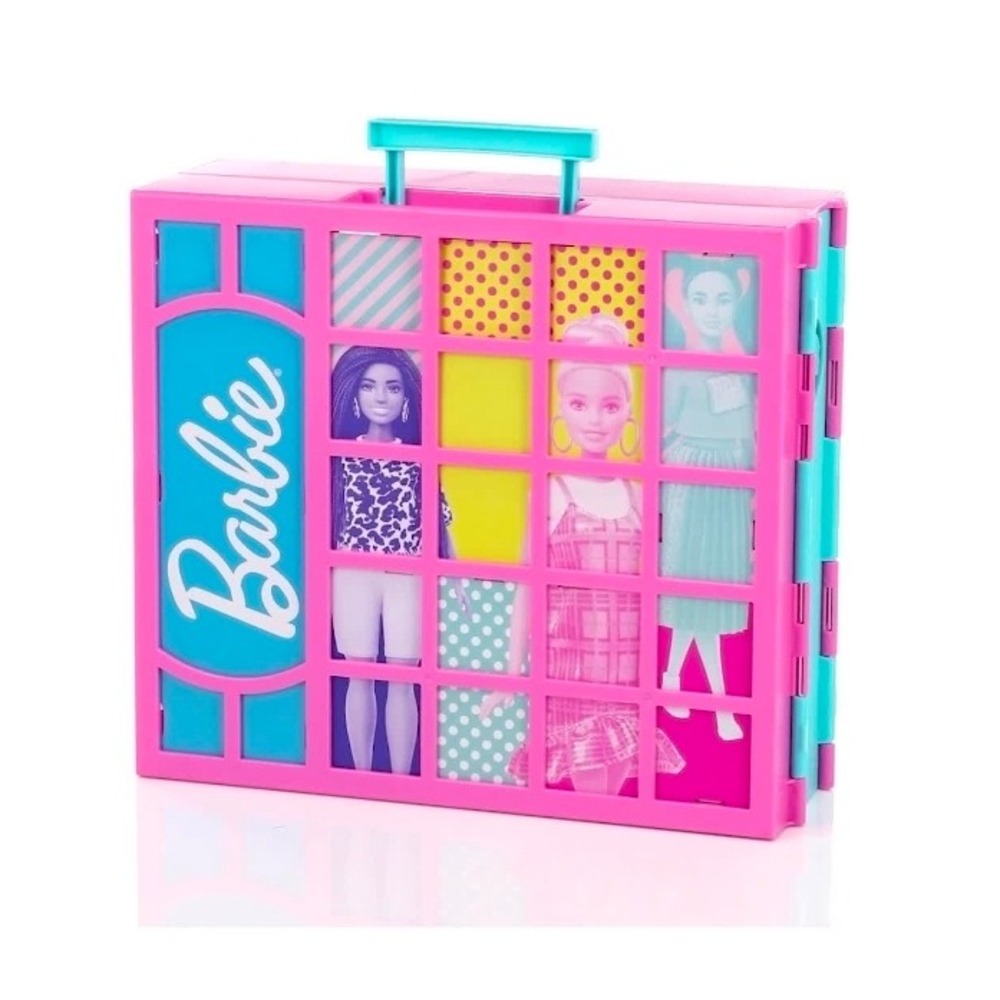 Barbie DreamCloset Ultimate Closet Playset Pink Portable Case with Rotating Rack